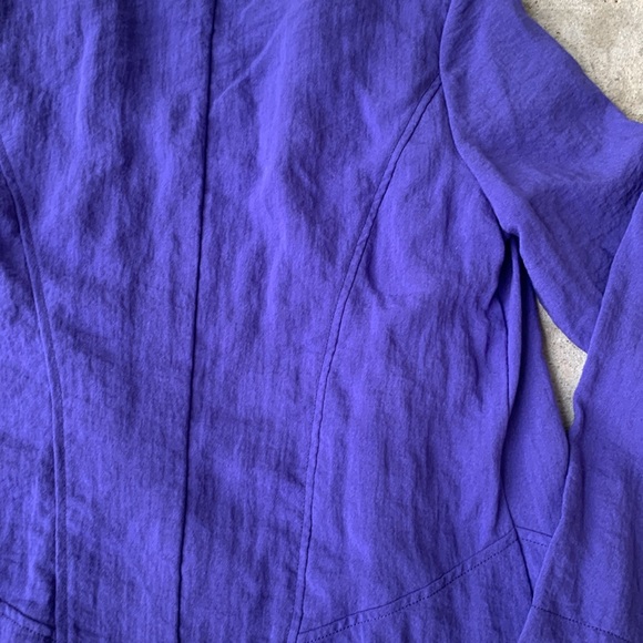 Chico’s Purple Moto Jacket - Picture 13 of 13